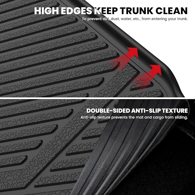 LASFIT Trunk Mat for Honda Passport 2019 2020 2021 2022 2023 2024 2025