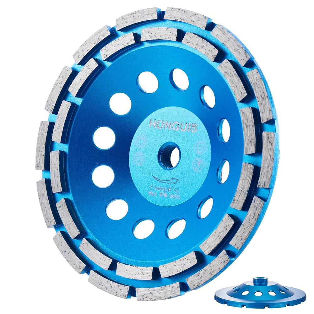 7 inch Concrete Grinding Wheel,5/8"-11 Threaded Arbor Diamond Cup Wheel ...