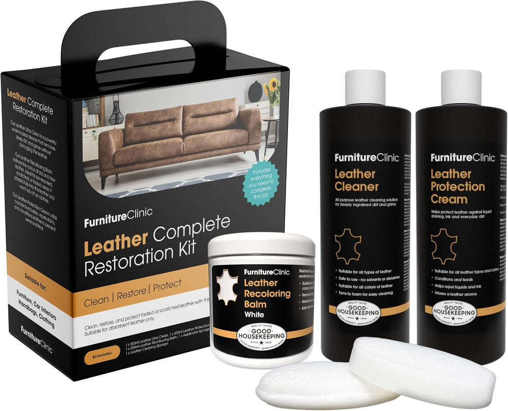 Furniture Clinic Leather Complete Restoration Kit | (5 Piece)