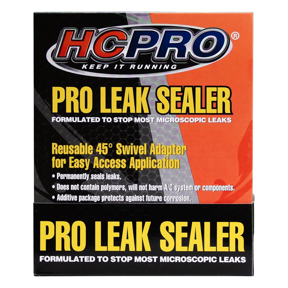 HCPRO HCLEAK12R Pro Leak Sealer with 45° Swivel Adapter for Easy Access Appli...