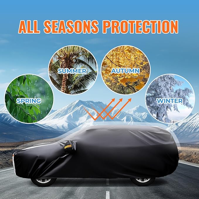 Cadillac CTS Car Cover 100% Waterproof All Weather, Gift