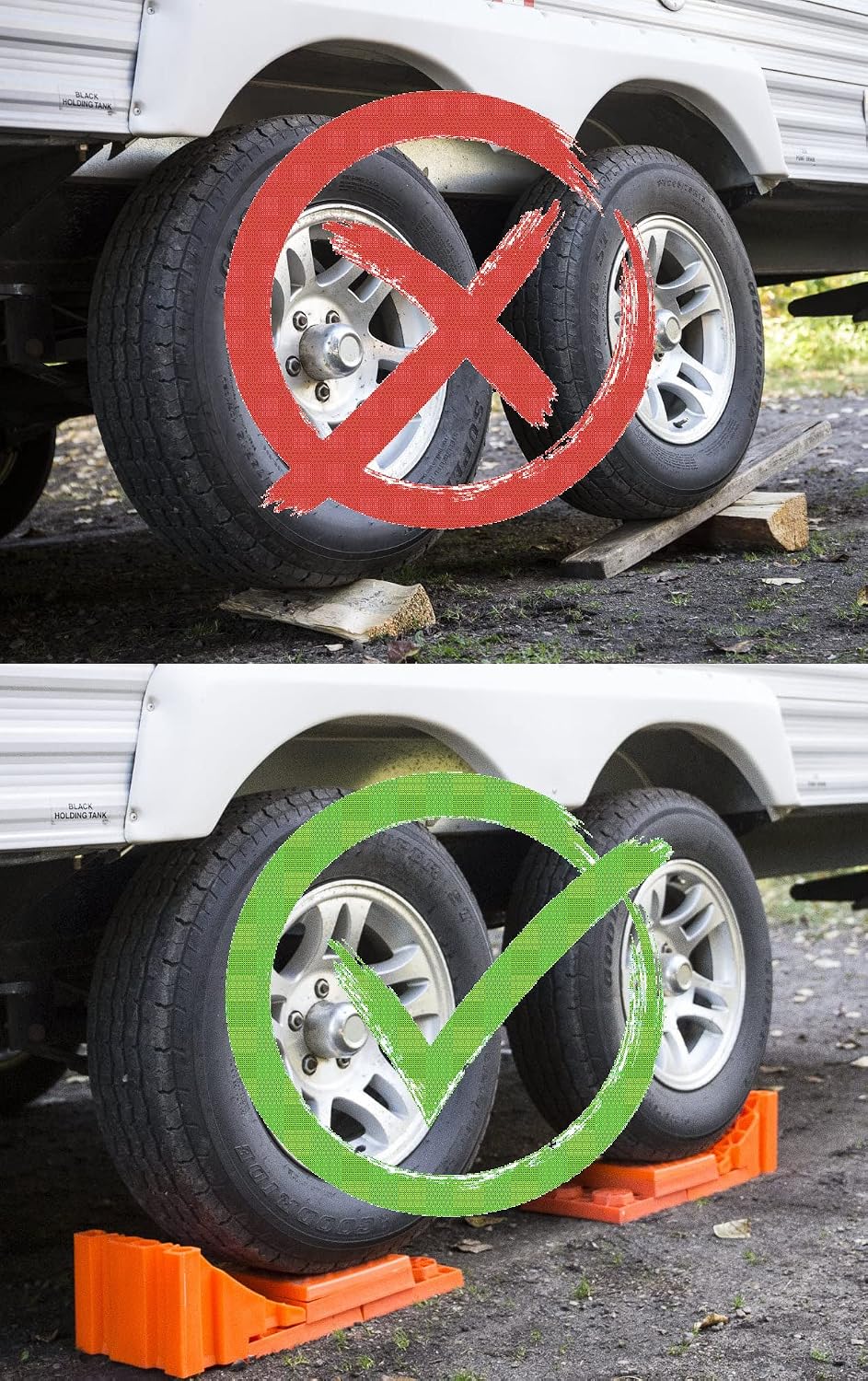Lynx Levelers 11 Pack Including 1 Lynx Cap Level Top for RV/Trailer/Motorhome...