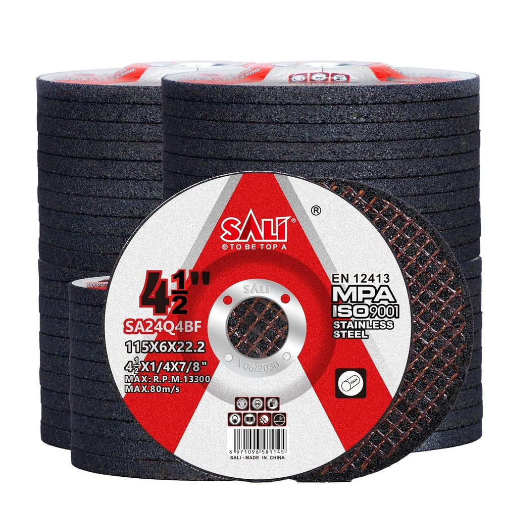 SALI 50 Pack 4-1/2 Inch Grinding Wheels for Angle Grinder, Aluminum Oxide Gri...