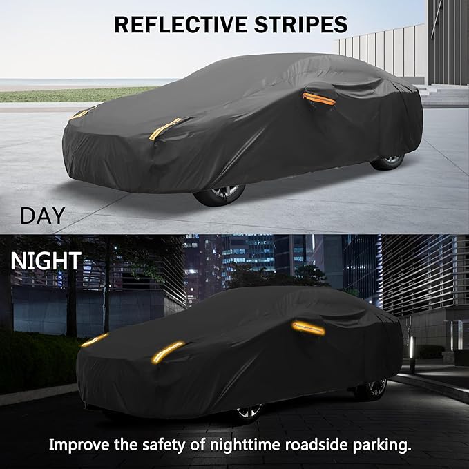 MORNYRAY Compatible with Toyota Tacoma, Car Cover Outdoor Waterproof Sun Rain