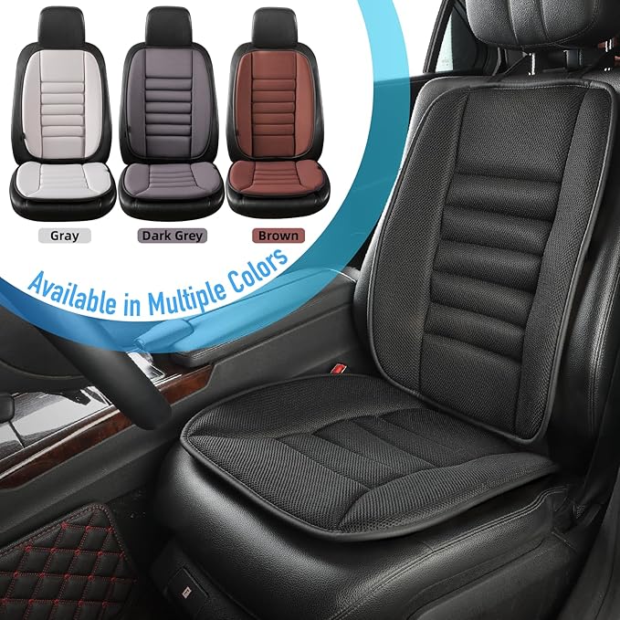 Car Seat Cushion with Back Support Pillow, Comfy Lumbar Support & Seat Cu...