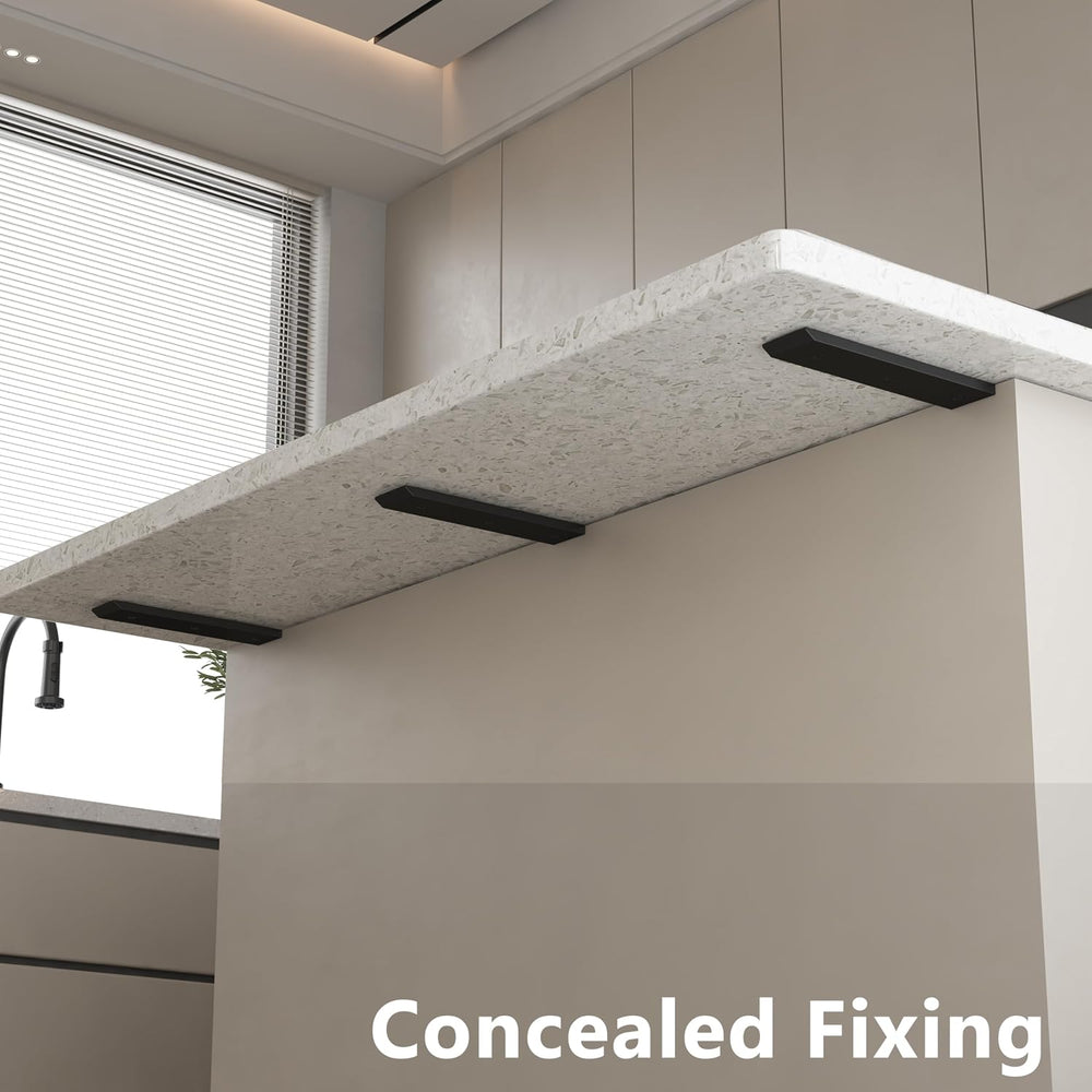 NEODROP 2-Pack 8 Inch Countertop Support Brackets, Heavy Duty L Brackets for ...