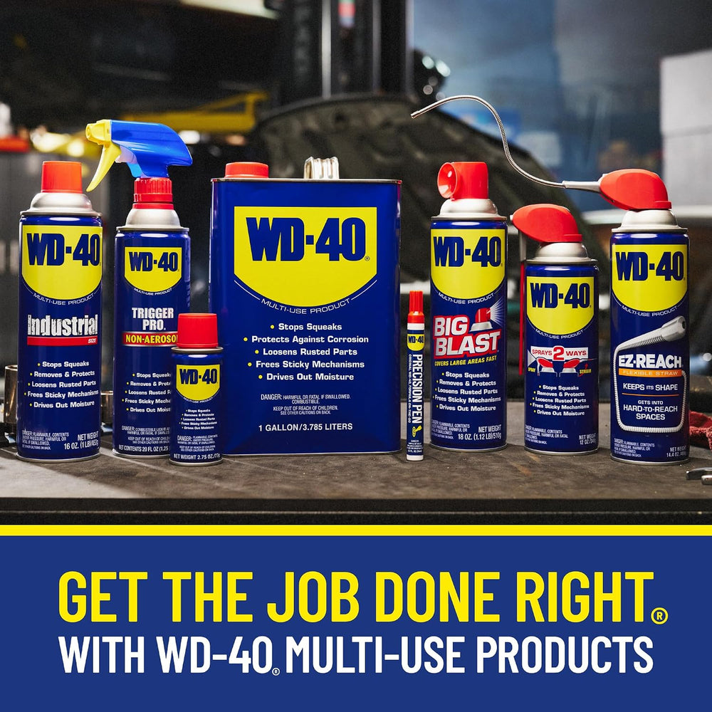 WD-40 490088 Multi-Use Product, Industrial Size, 16 OZ [12-Pack]