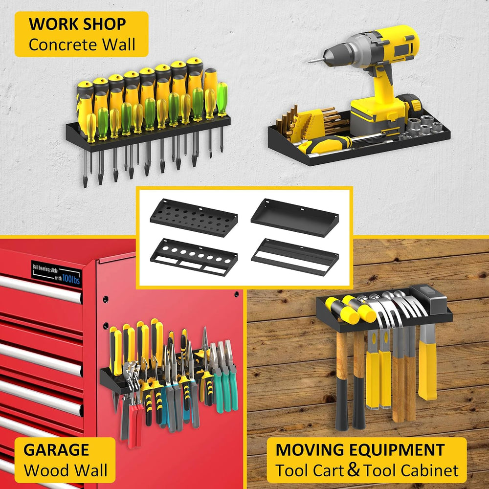 UNITEDPOWER Wall Mount Hand Tool Storage Set, Screwdriver Organizer, Pliers H...