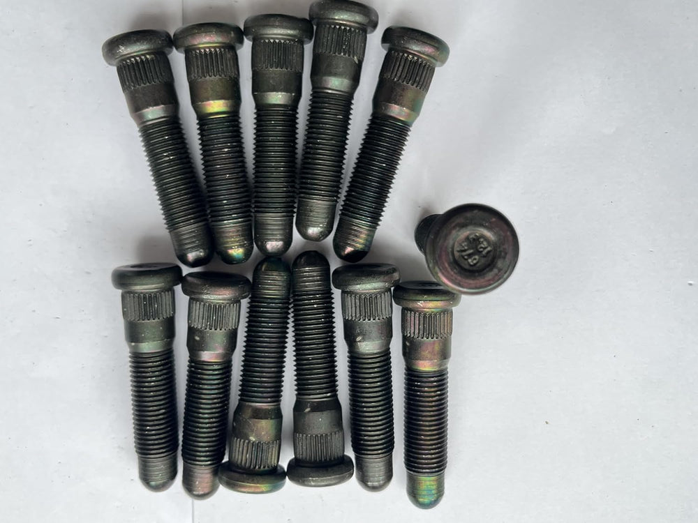 12PCS M14x1.50 Serrated Front Wheel Studs 610-674 Replacement for 2021-2025 C...