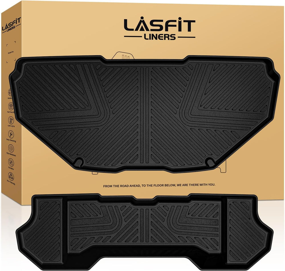 LASFIT Front Trunk Mats for Rivian R1T & Rivian R1S 2024 2023 2022, All W...