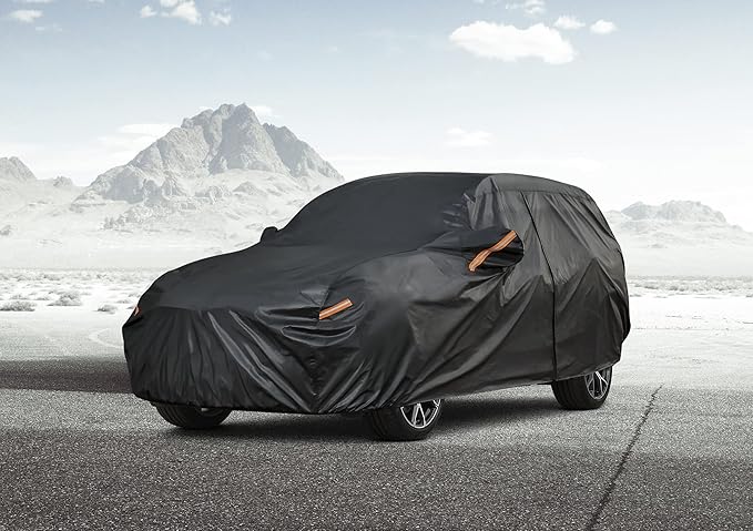 Kayme 7 Layers Heavy Duty SUV Car Cover Waterproof All Weather, Full Exterior