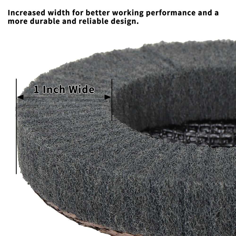 15Pcs 180/320/600 Grit Scour Flap Disc 4-1/2" Polishing for Angle Grinder
