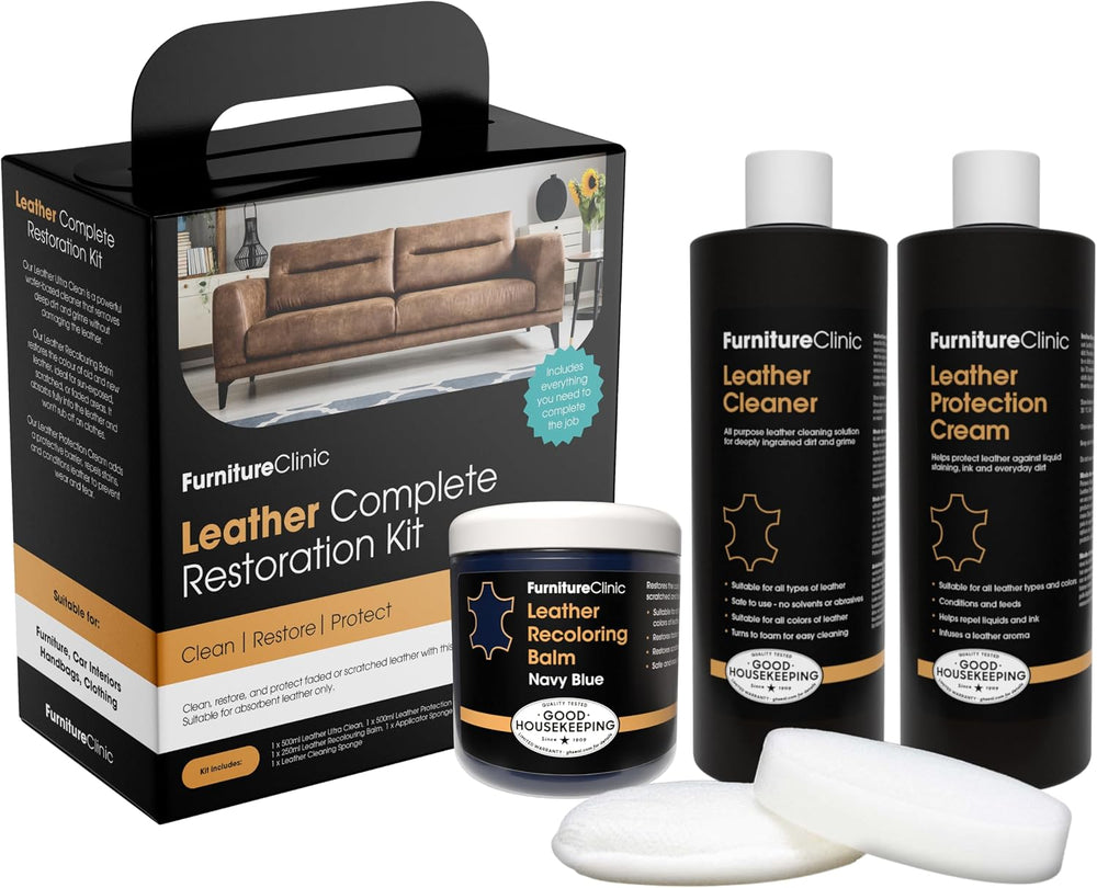 Furniture Clinic Leather Complete Restoration Kit | (5 Piece)