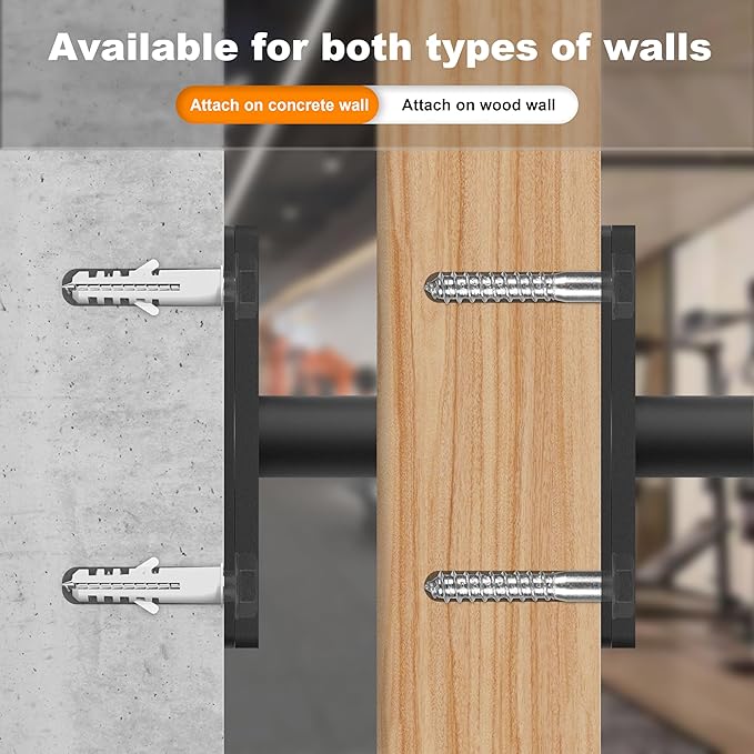 Weight Plate Holder, Wall Mounted Weight Rack Storage