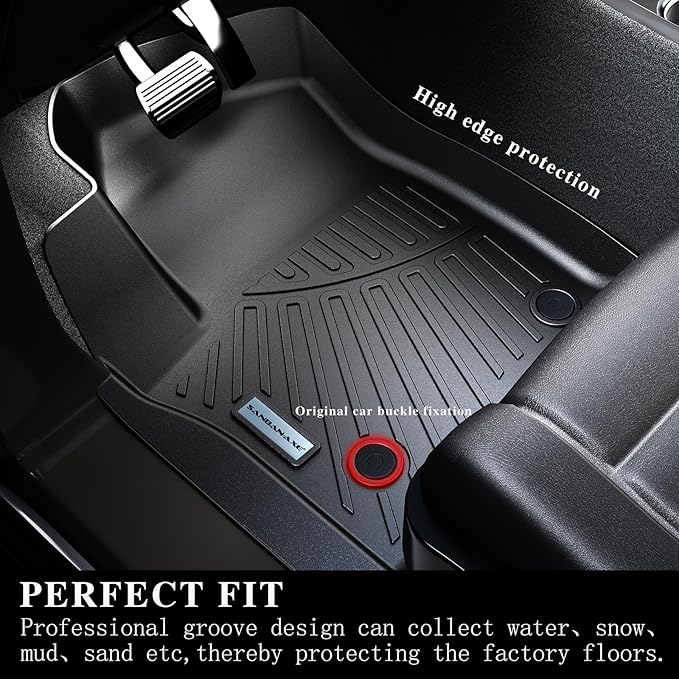 Floor Liners for 2025 Acura ADX TPE All Weather Protection 1st & 2nd Row Car