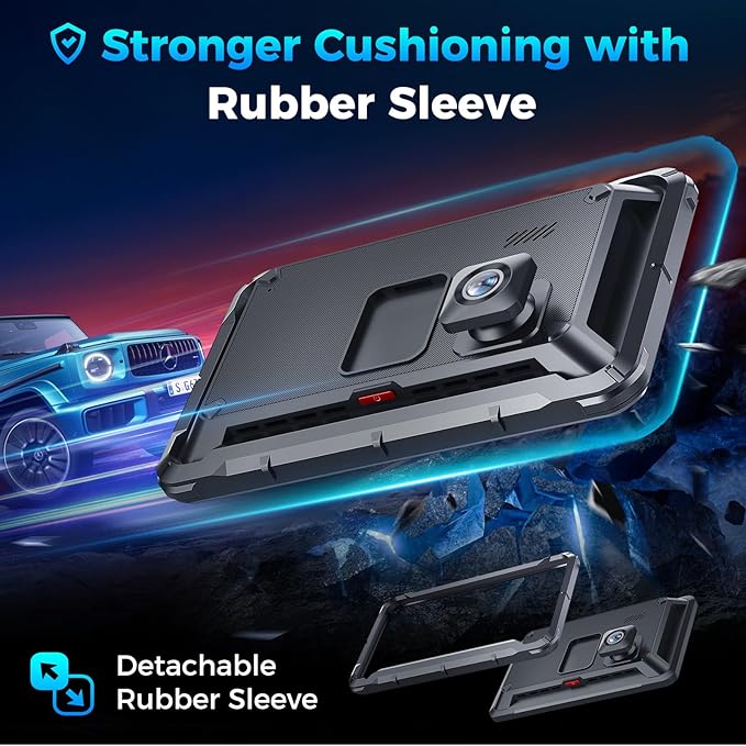 Portable Apple Carplay Screen for Car, Secure Strong Bracket, Navigation