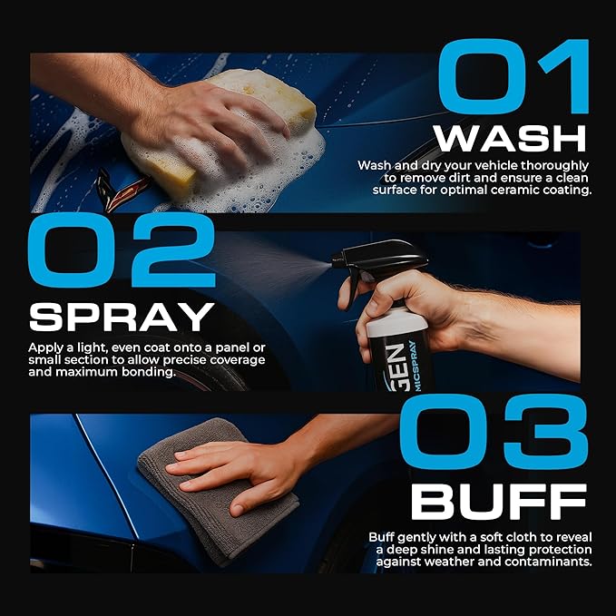 Nexgen Ceramic Spray Silicon Dioxide — Easy to Apply, Ceramic Coating Spray