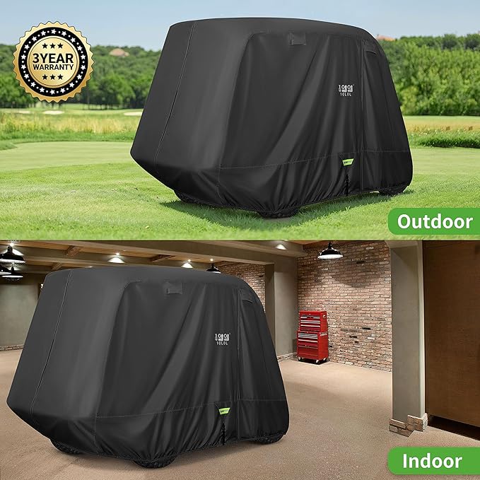 10L0L Heavy Duty Golf Cart Cover