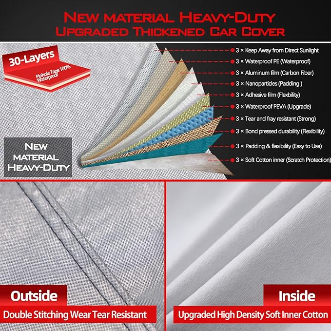 30 Layers Heavy Duty SUV Car Cover
