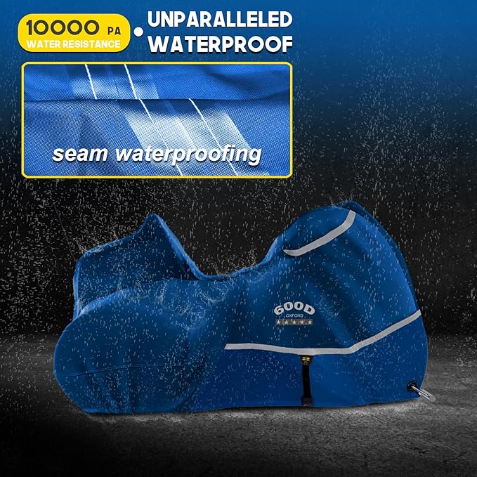 Rosefray Trike Cover, Motorcycle Cover Heavy Duty 600D Waterproof