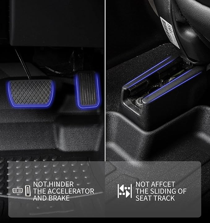KELCSEECS Floor Mats Custom for 2025 2024 Ford Maverick Hybrid 2023 2022 Ford