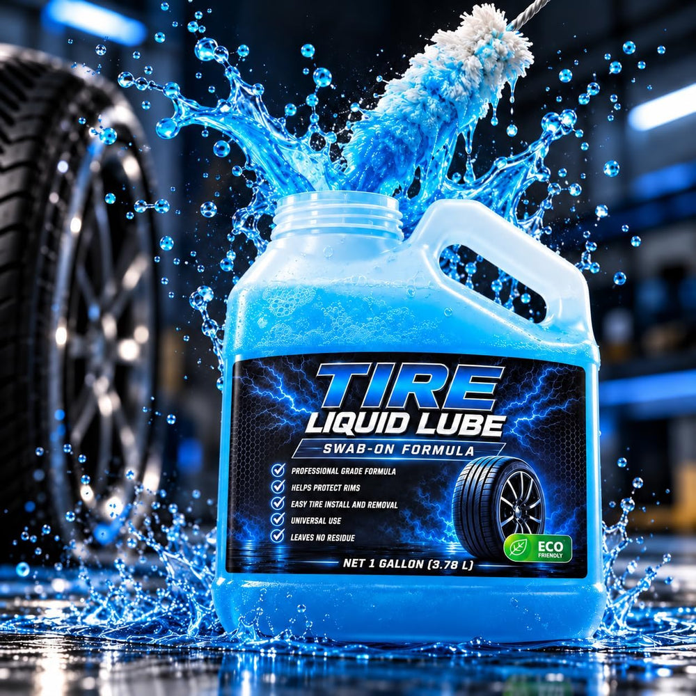 Bright Knight Tire Lube, Tire Mounting Lube, Bead Sealer, Made in USA, 1 Gallon
