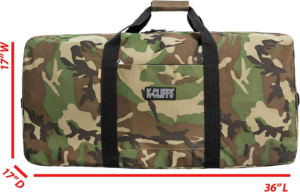 Heavy Duty Cargo Duffel Large Sport Gear Equipment Quality Square Bag Hardwar...