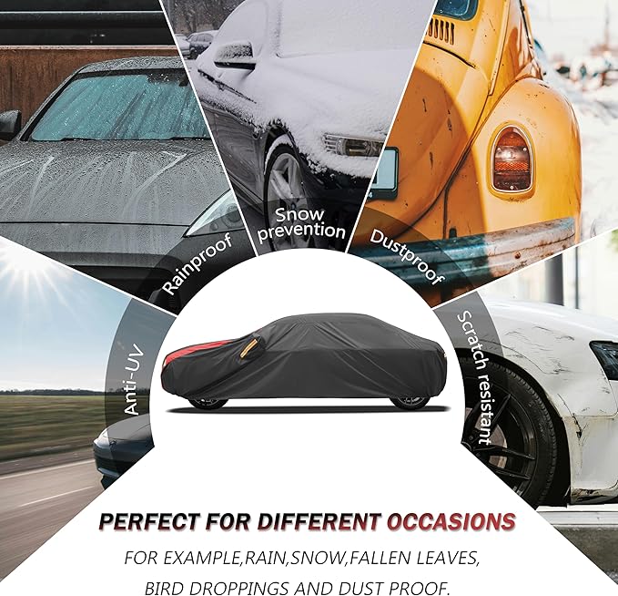 Car Cover Outdoor Automobiles Waterproof All Weater Truck Cover