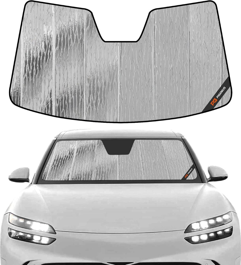 Pigenius Windshield Sun Shade for Genesis GV60 2023-2026 Front Window Sunshad...