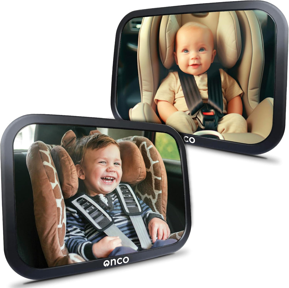 Onco Baby Car Mirror Rear Facing (2 Pack)