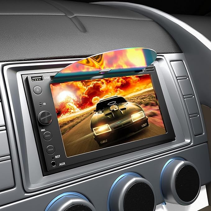 Double Din Car Stereo with CD/DVD Player Apple Carplay & Android Auto, 6....