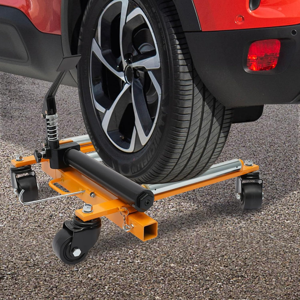 Car Wheel Dolly Jack Mechanical 2204-lbs Steel Car Moving Skates | 12'...
