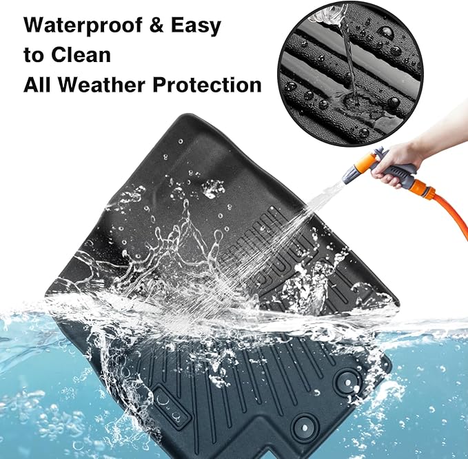 Powerty Floor Mats for 2023-2025 Nissan Pathfinder 7 Seats Accessories All