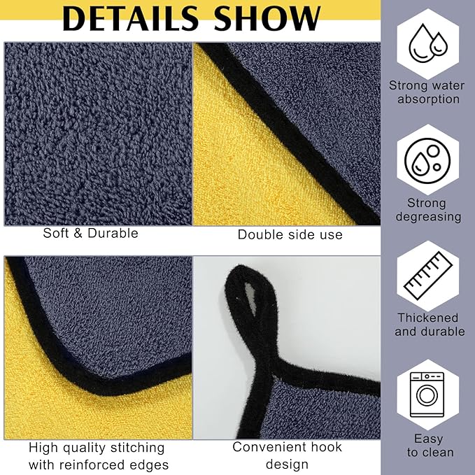 Nuenen 20 Pcs Microfiber Cleaning Towels