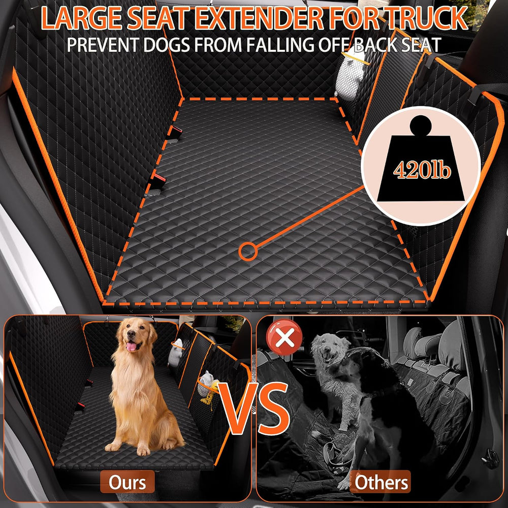 Back Seat Extender for Dogs,Heavy-Duty Dog Car Seat Cover for Back Seat