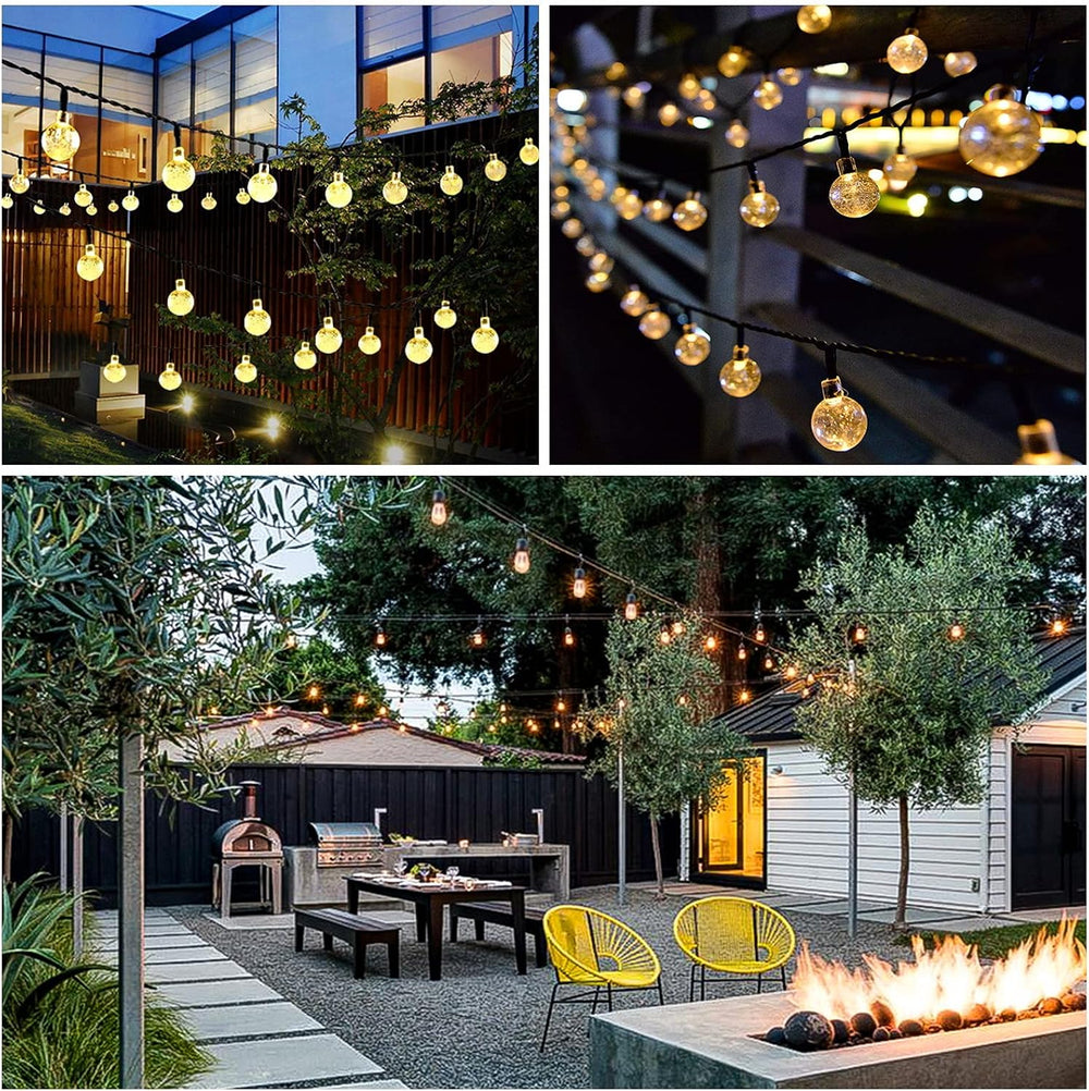 String Light Hanging Kit,164 Ft Nylon Coated Stainless Steel 304 Wire Rope, S...
