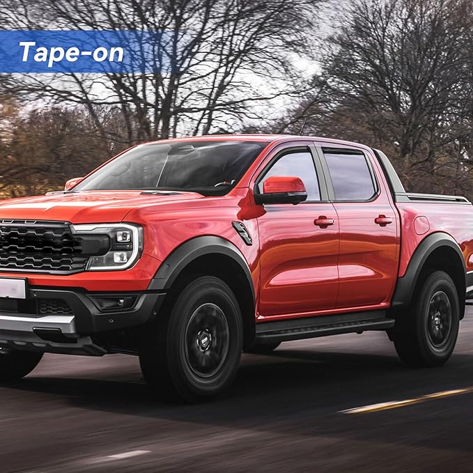 Window Visors Rain Guards for 2019 2020 2021 2022 2023 Ford Ranger Supercrew