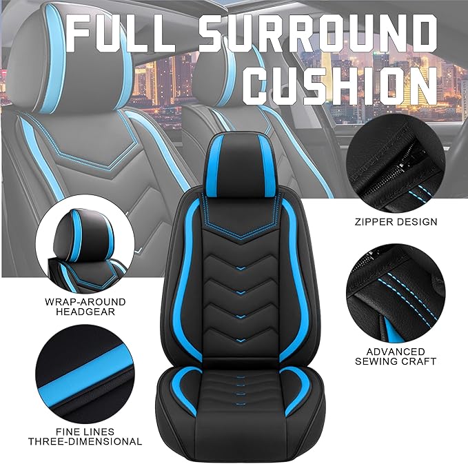 Car Seat Covers for Chrysler Pacifica 2004-2025, Stylish Sport Seat Cover