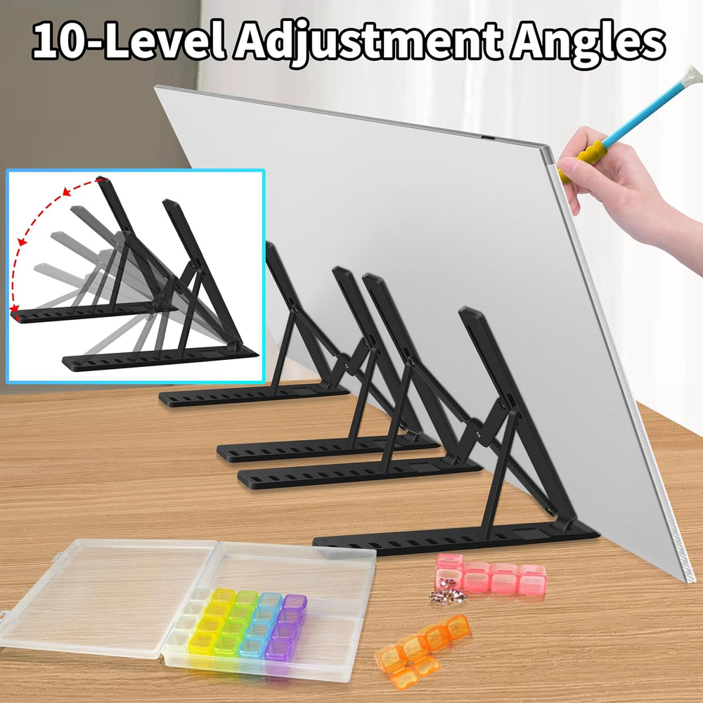 Mlife A2 Light Box Kit for Diamond Painting, Adjustable Brightness Diamond Li...