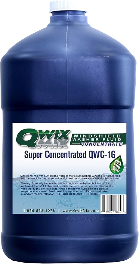 Windshield Washer Fluid Concentrate, 1 Gallon Makes 500 Gallons