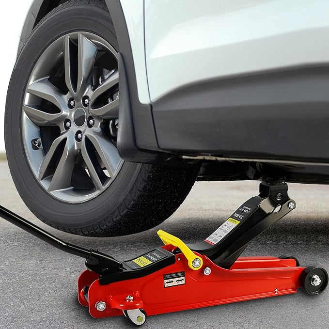 5 Piece Car Truck Floor Jack Service, Hydraulic Trolley Floor Jack & Jack