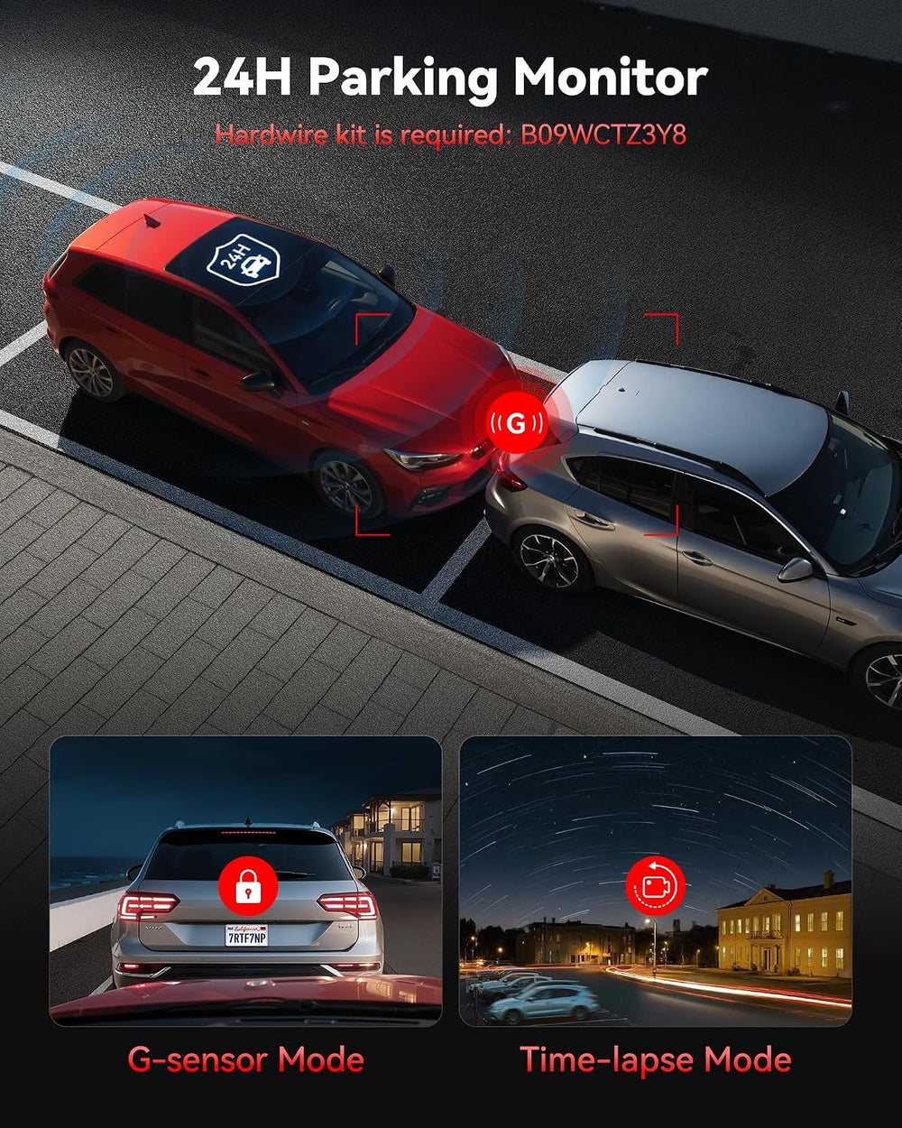 REDTIGER F7NP 4K Dash Cam Front Rear, STARVIS 2 Sensor, Free Card Included