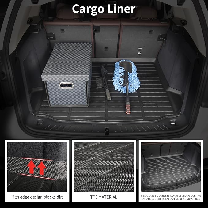 Wayhigh-All Weather Floor Mats & Cargo Liner Set