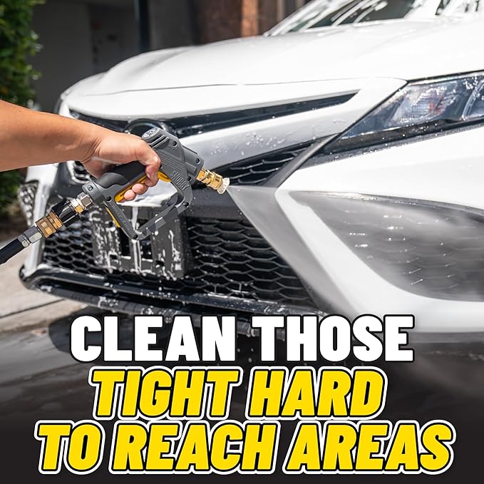Chemical Guys EQP402 Snubby Pressure Washer Gun, Foam Cannon Attachment
