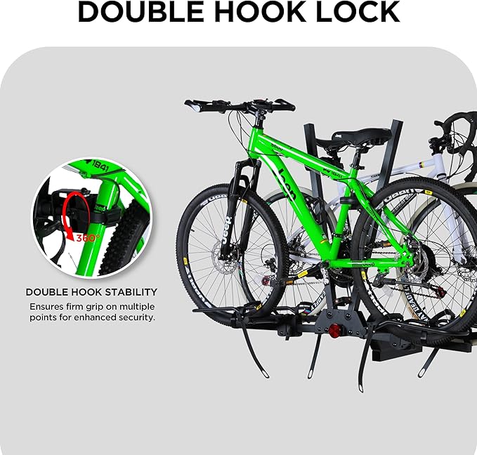 Young Hitch Mounted 2-Bike Rack