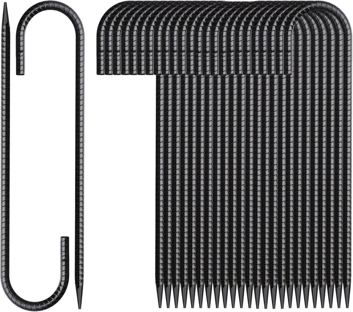 16 Inch Rebar Stakes J Hook 26 Pack Ground Stakes Heavy Duty Tent Stakes