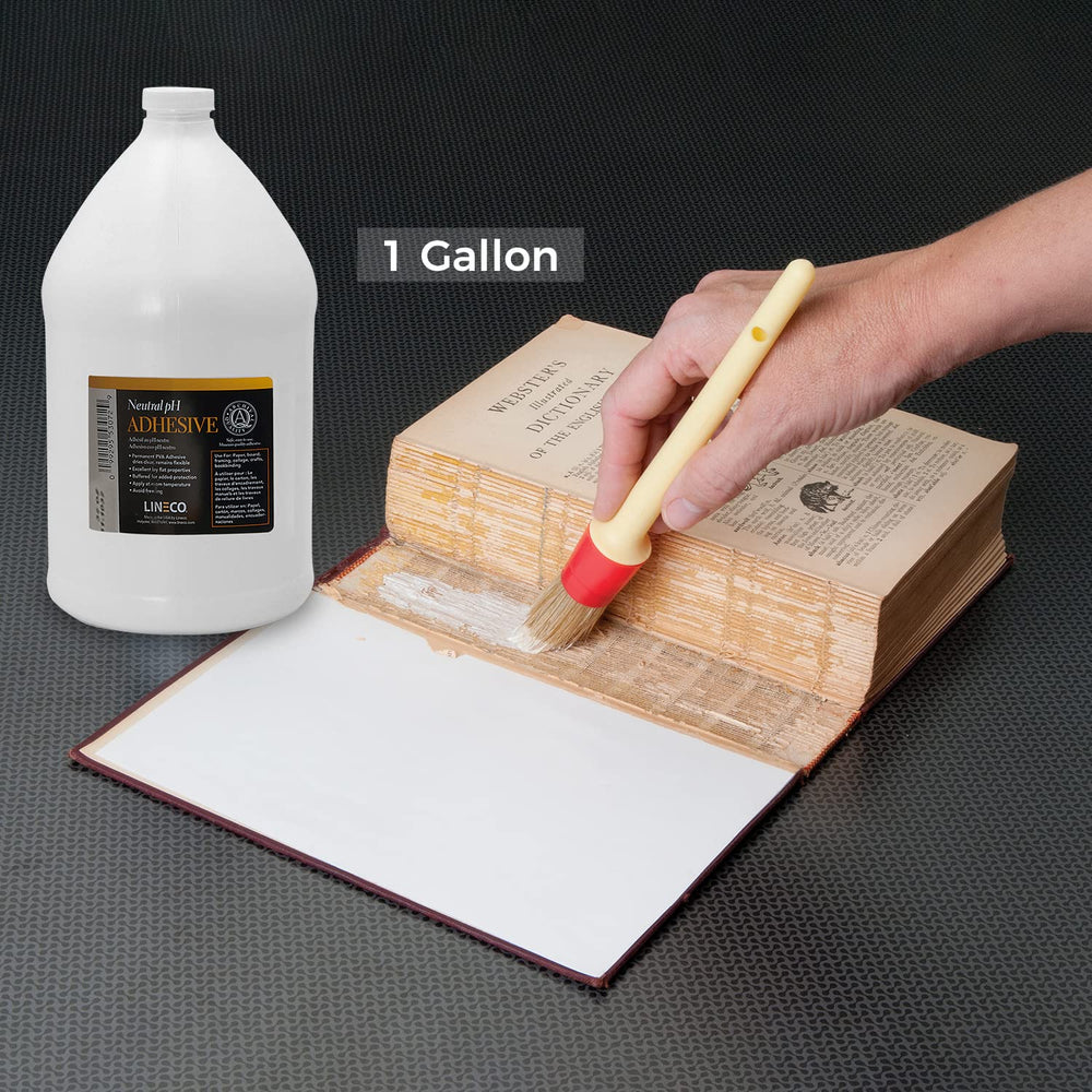 Lineco Neutral pH Adhesive, All-Purpose Glue, 1 Gallon, White, 1 Pack
