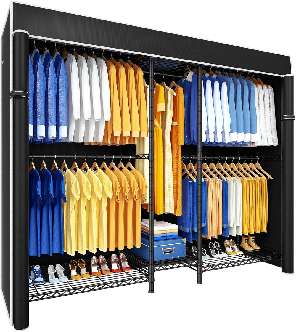 Ulif E12C Pro Heavy Duty Closet Organizer System，Freestanding Clothing Rack, ...