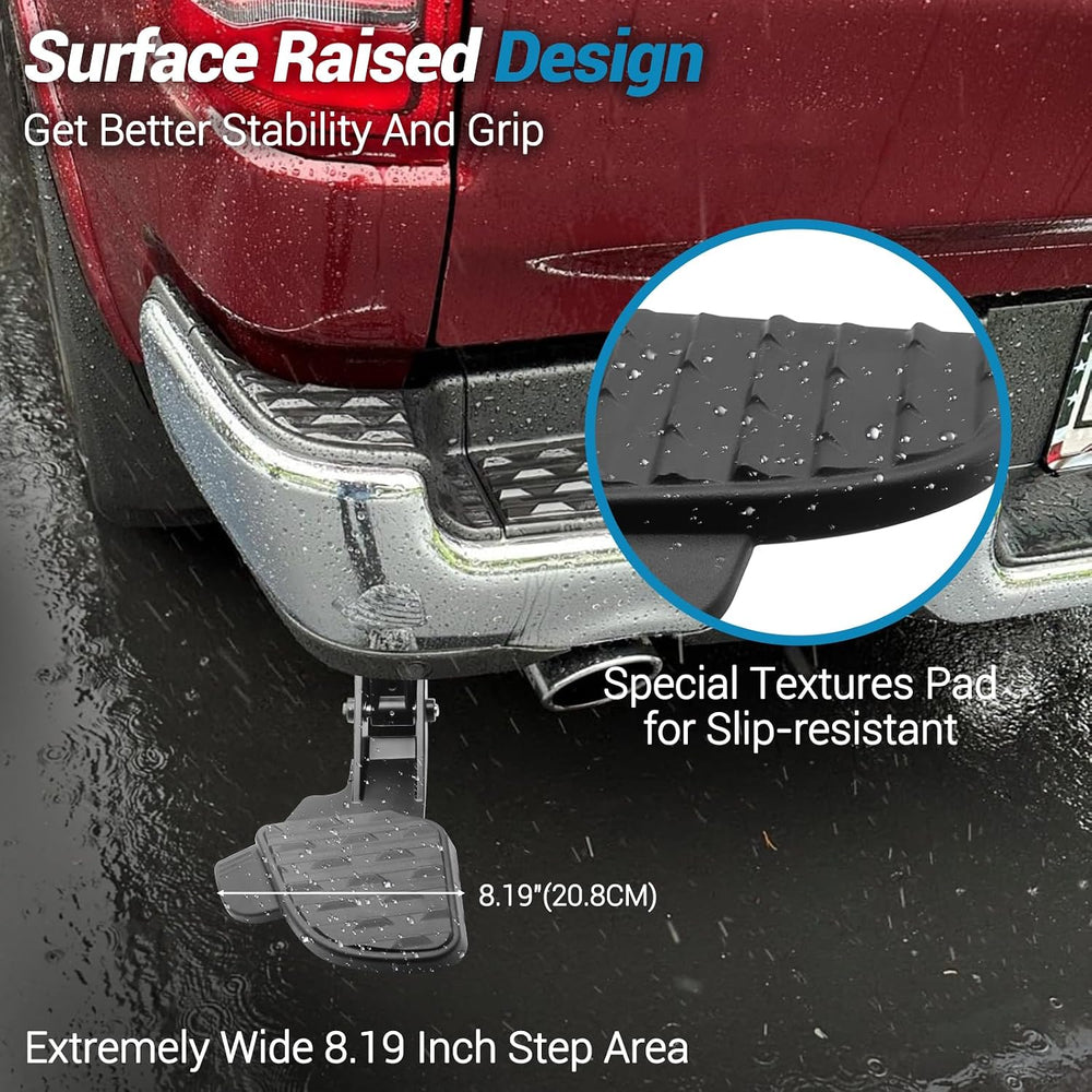 Rear Bed Step,Retractable Bed Step Bumper Step for Dodge Ram 1500 DT New Body...