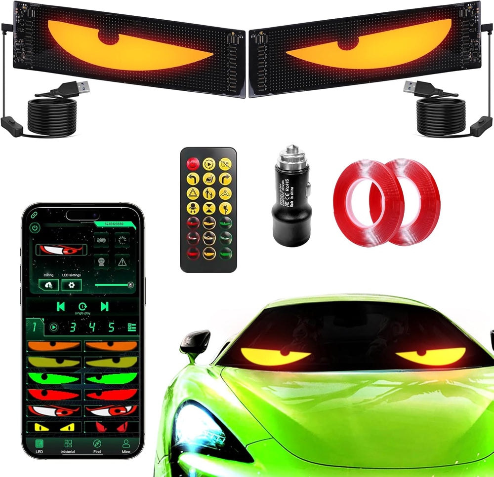 Sachie Devil's Eye 2-Pack:5800 Lux High-Brightness14 x4.3 Programmable oj...
